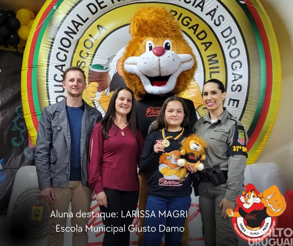 Brigada Militar realiza formatura do Proerd em FW