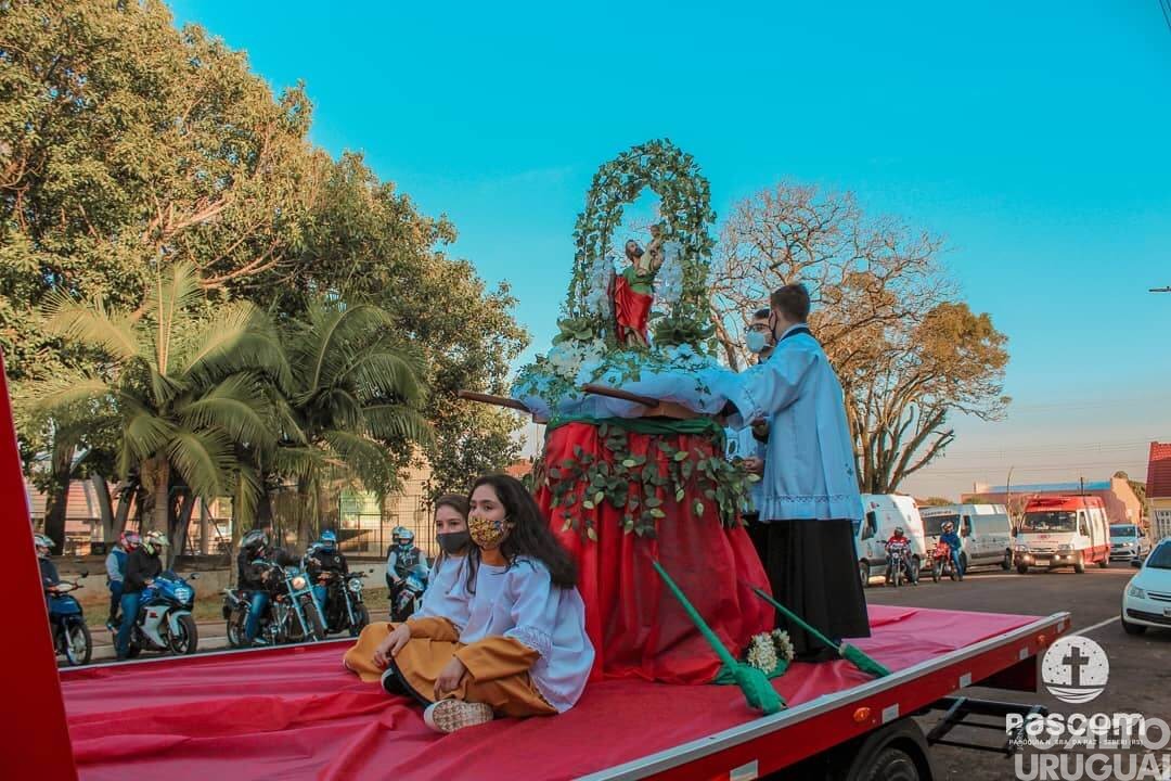 Seberi: carreata e bênção aos veículos marcam homenagens a São Cristóvão