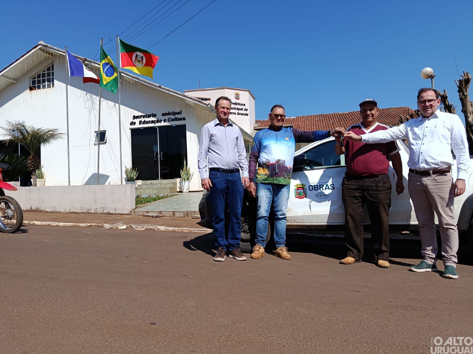 Cerro Grande amplia frota municipal com quatro novos veículos