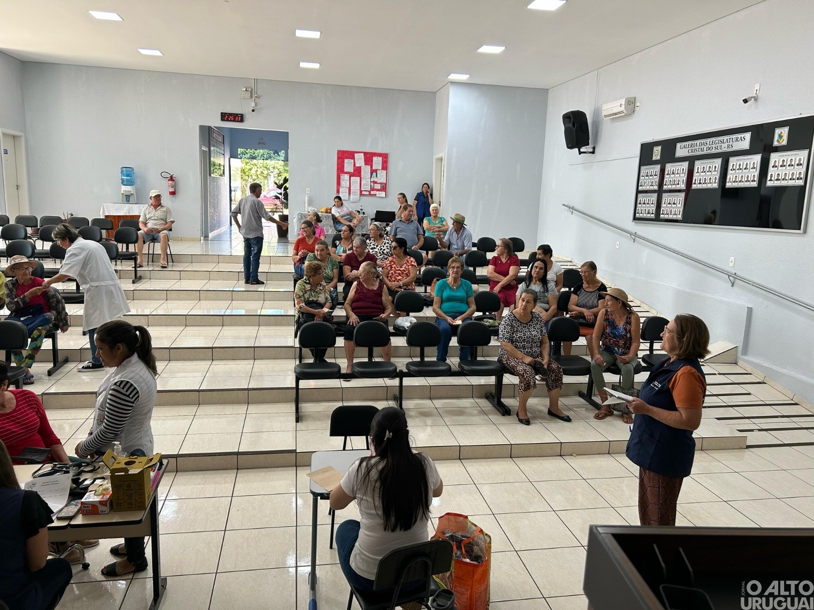 Iniciados encontros dos grupos de hipertensos e diabéticos do ESF de Cristal do Sul