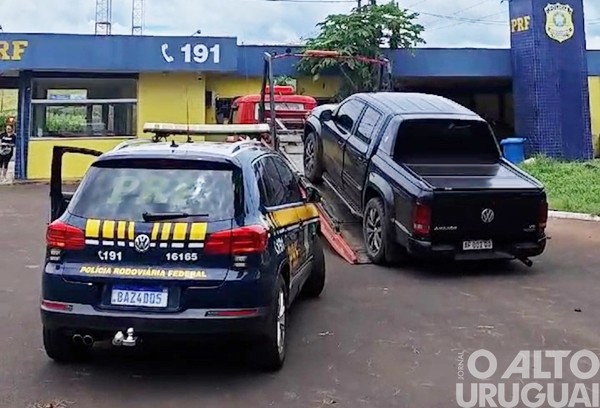 Veículo argentino é flagrado portando sirene típica de veículos de emergência