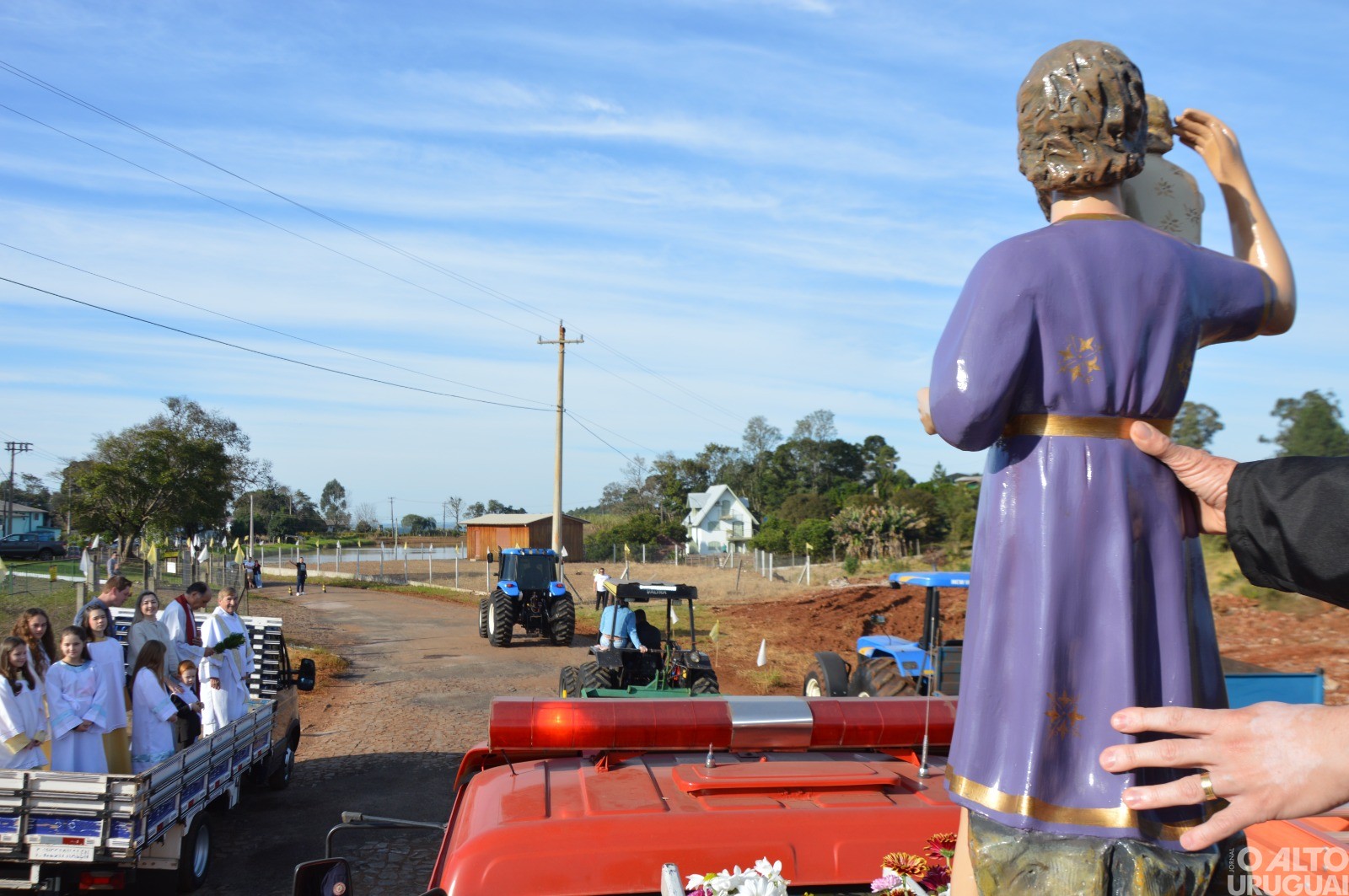 Centenas de pessoas participam da Festa de São Cristóvão em FW