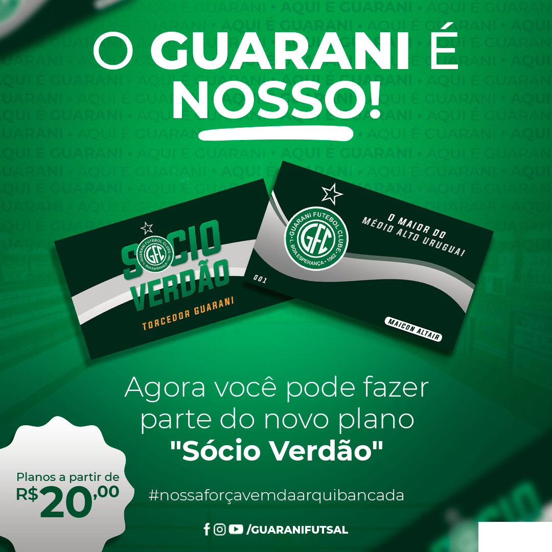 Guarani Futsal lança plano de sócio-torcedor