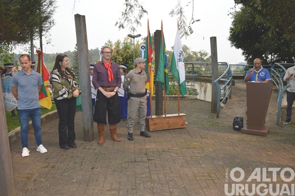 Centelha do Fogo Simbólico da Pátria chega a FW