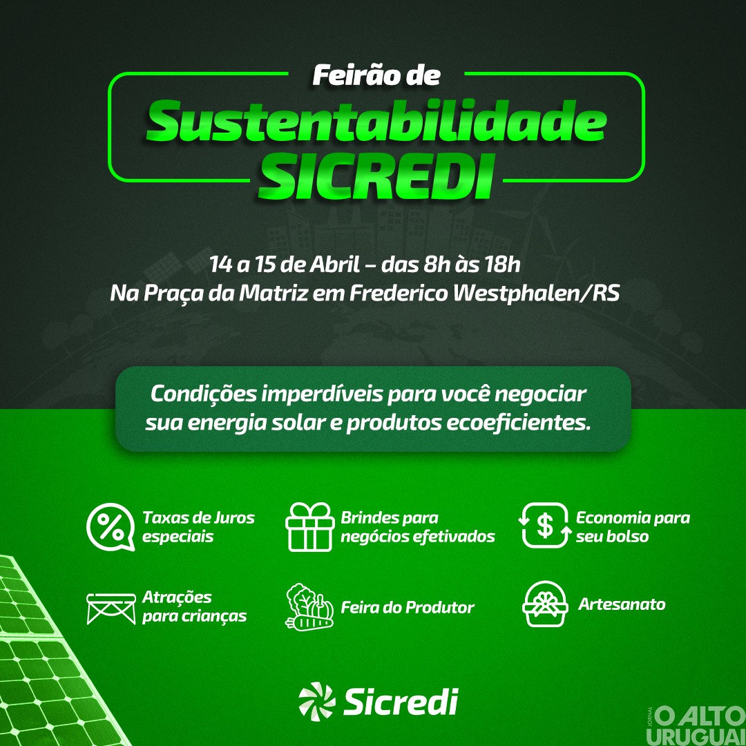Sicredi Conexão promove Feirões da Sustentabilidade