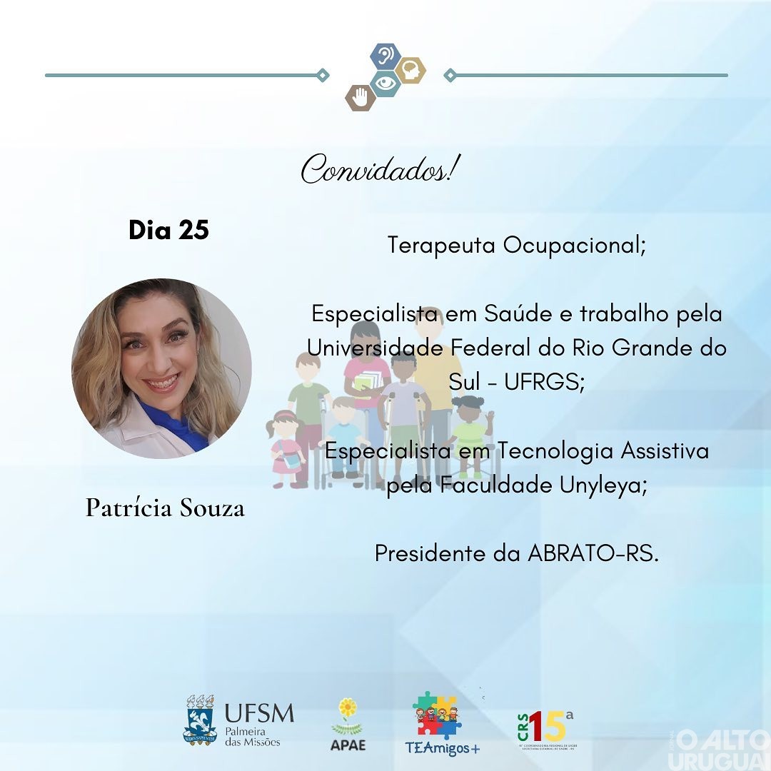Ciclo de palestras sobre autismo acontece em Palmeira das Missões