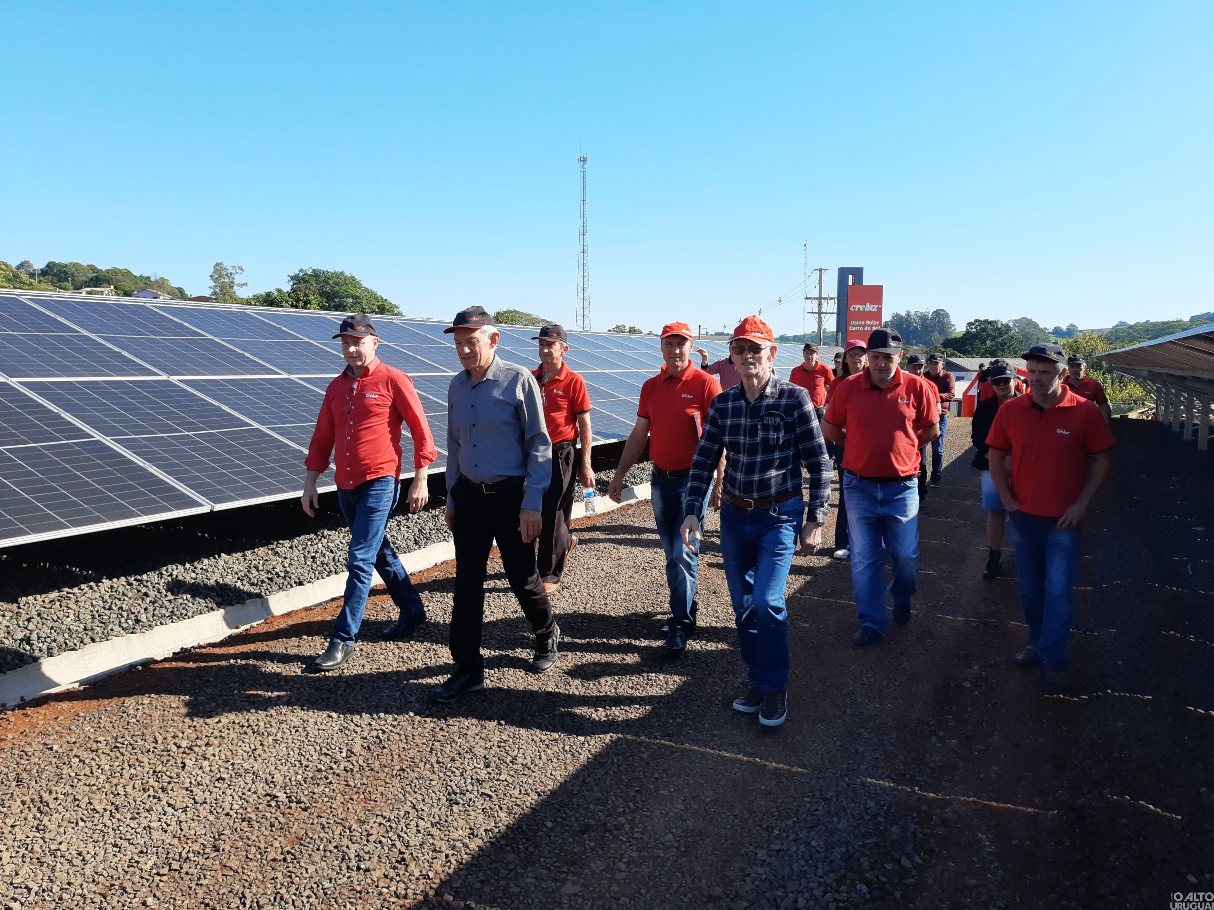 Conselhos da Creluz visitam usina Cerro do Sol
