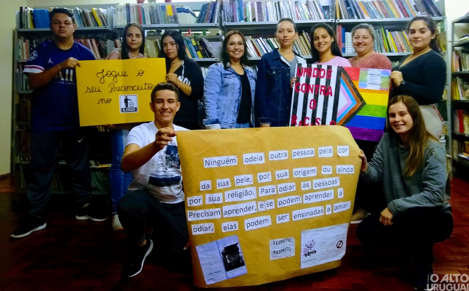 Estudantes de Novo Tiradentes realizam atividades de sustentabilidade