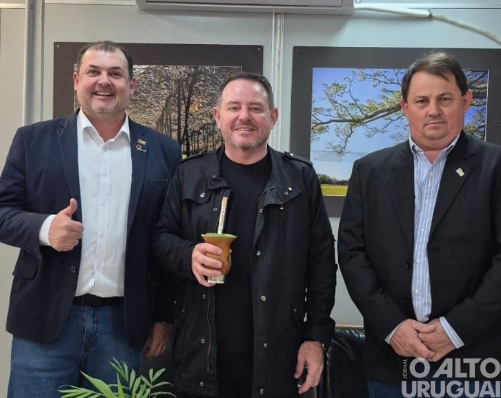 Prefeito e vice-prefeito de Planalto cumprem agendas em Porto Alegre