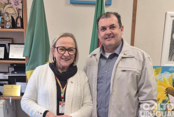 Prefeito de Planalto se reúne com secretária estadual da Saúde