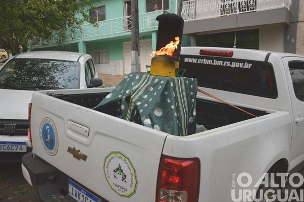 Centelha do Fogo Simbólico da Pátria chega a FW