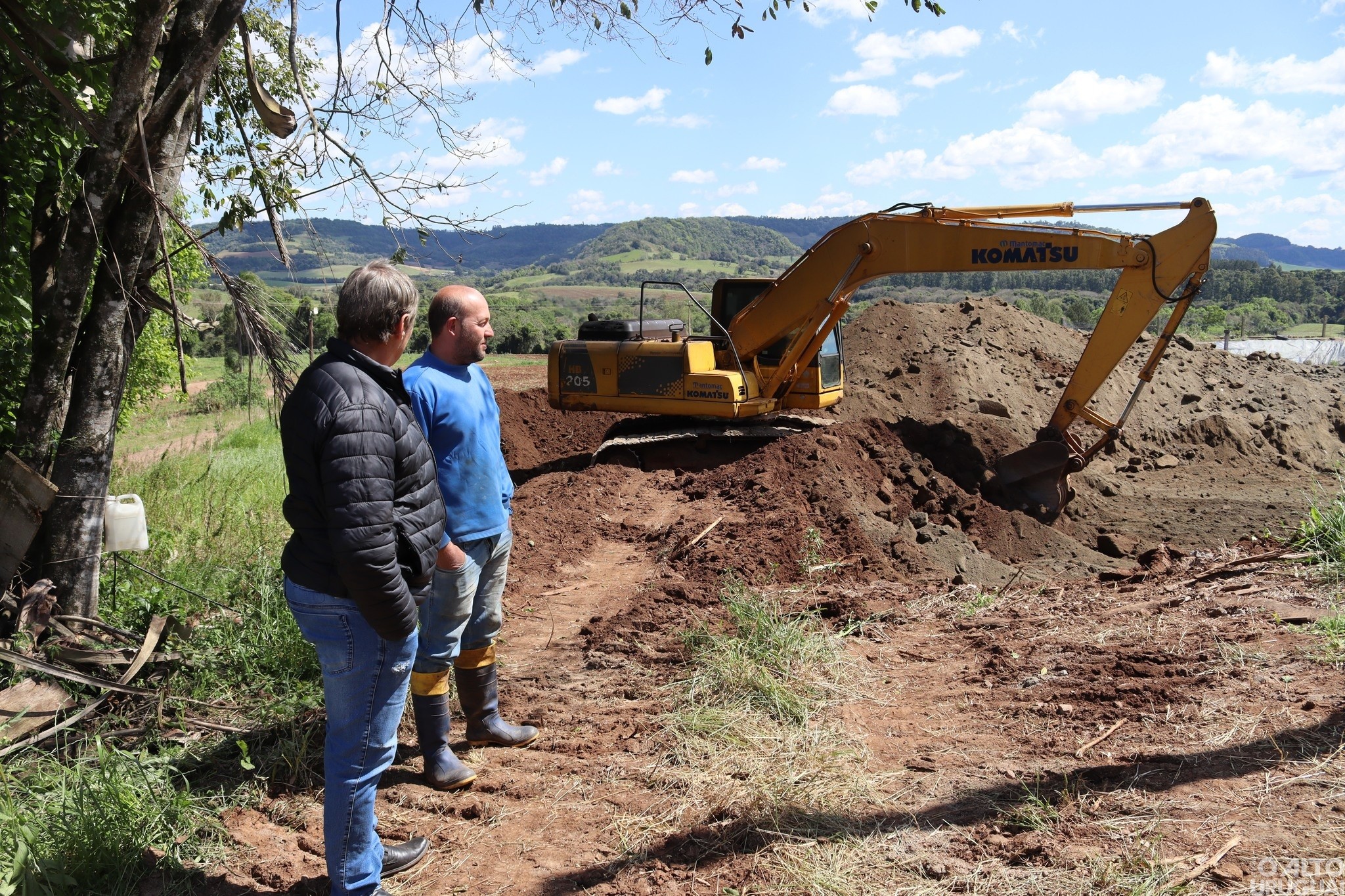 Executivo de Cristal do Sul segue incentivando melhorias em propriedades