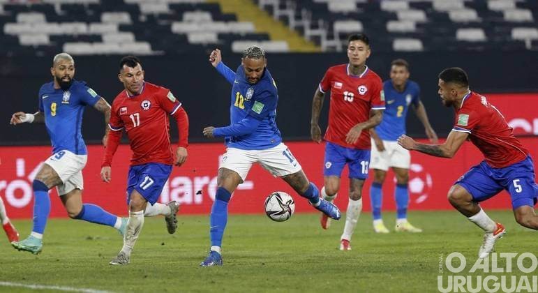 Brasil vence Chile em jogo sofrido
