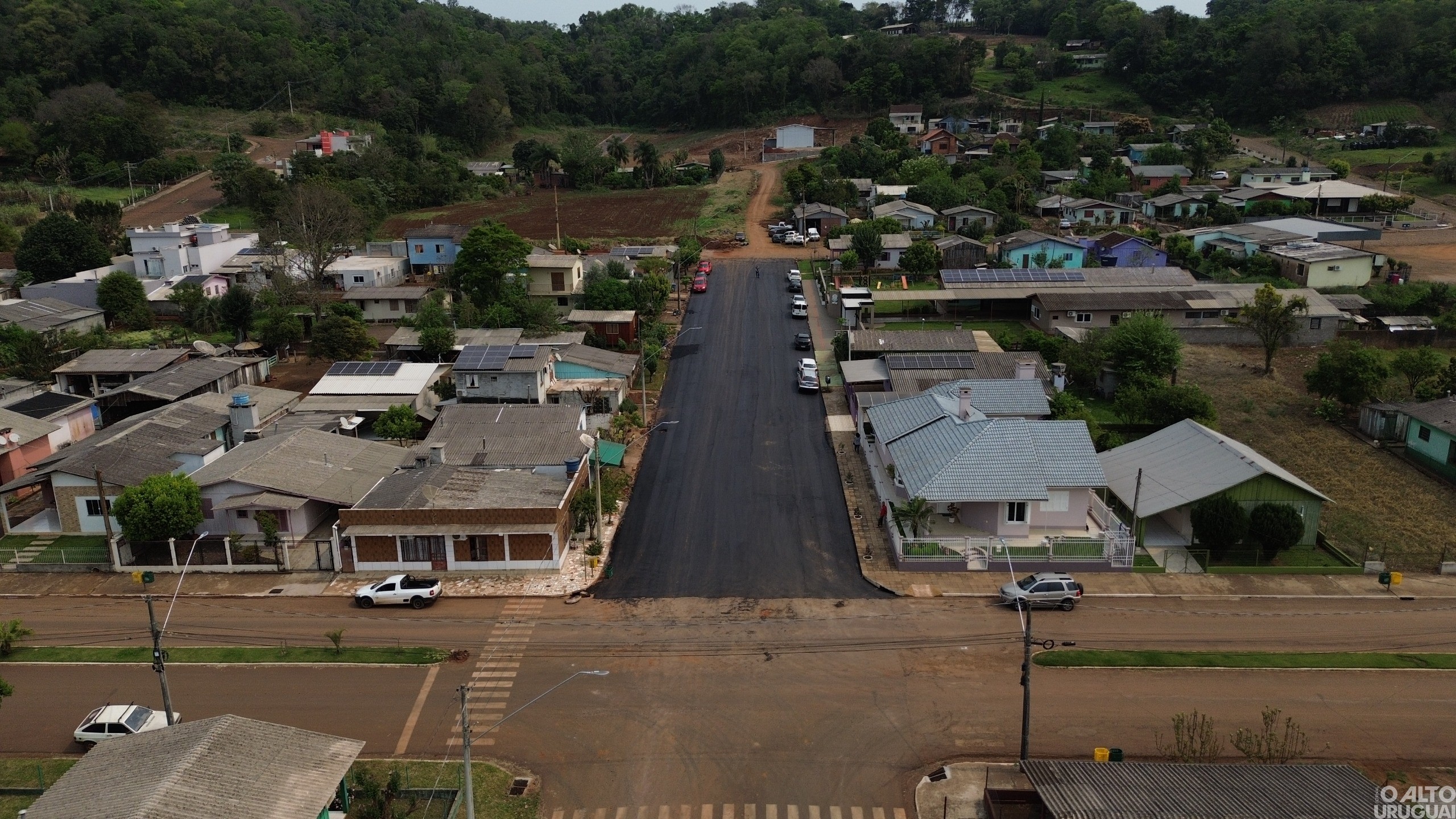 Erval Seco faz obras na segunda fase do Avançar-Pavimenta RS