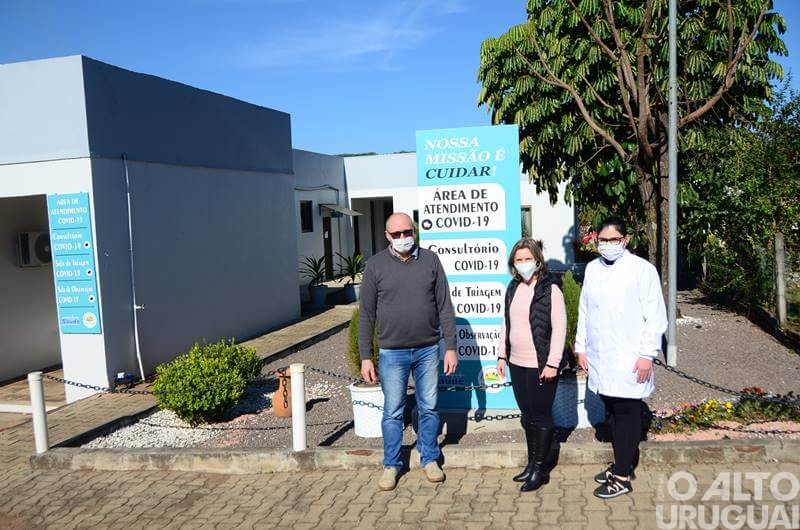 Pinheirinho do Vale: município conta com espaço exclusivo para pacientes Covid