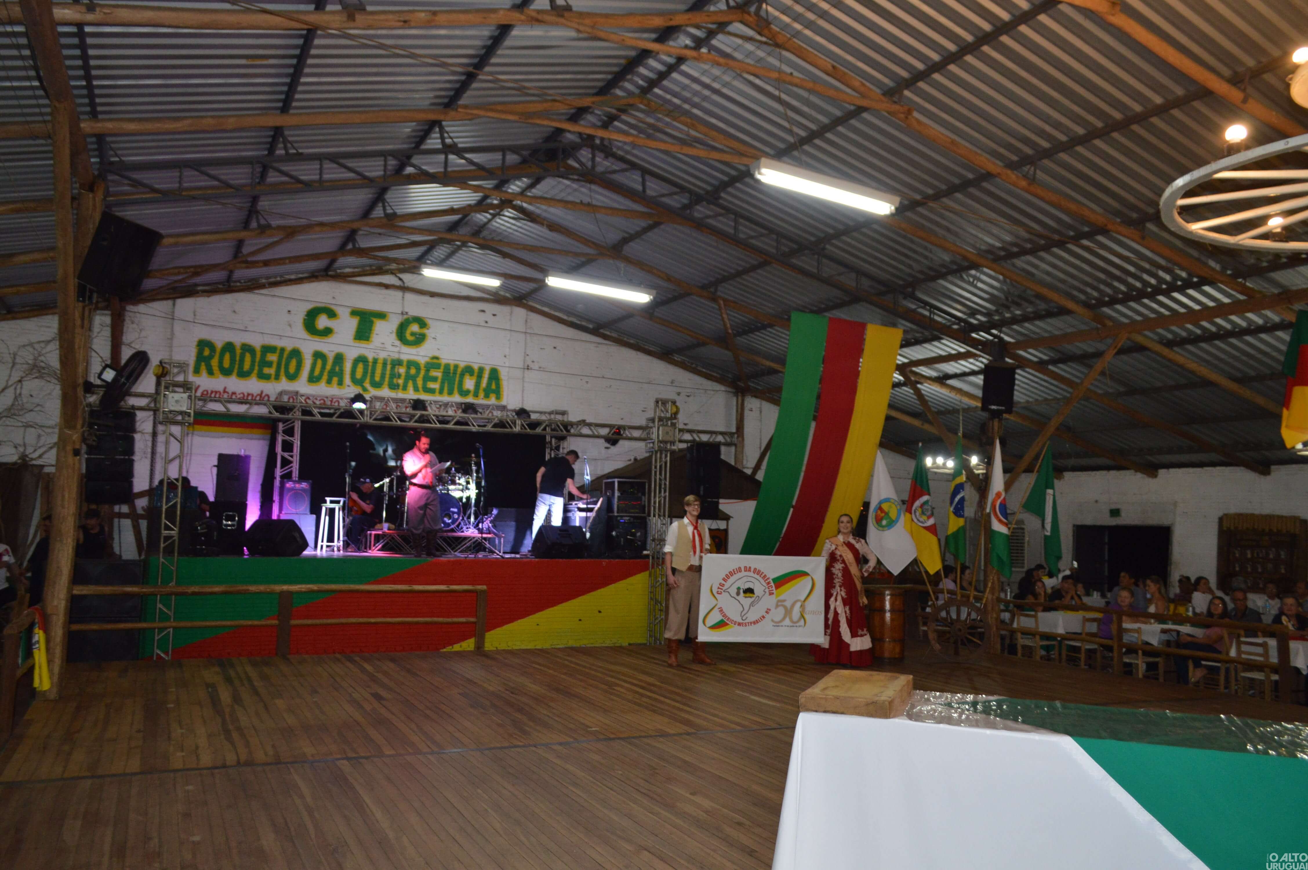 Diego Bertoletti da Rocha toma posse como patrão do CTG Rodeio da Querência