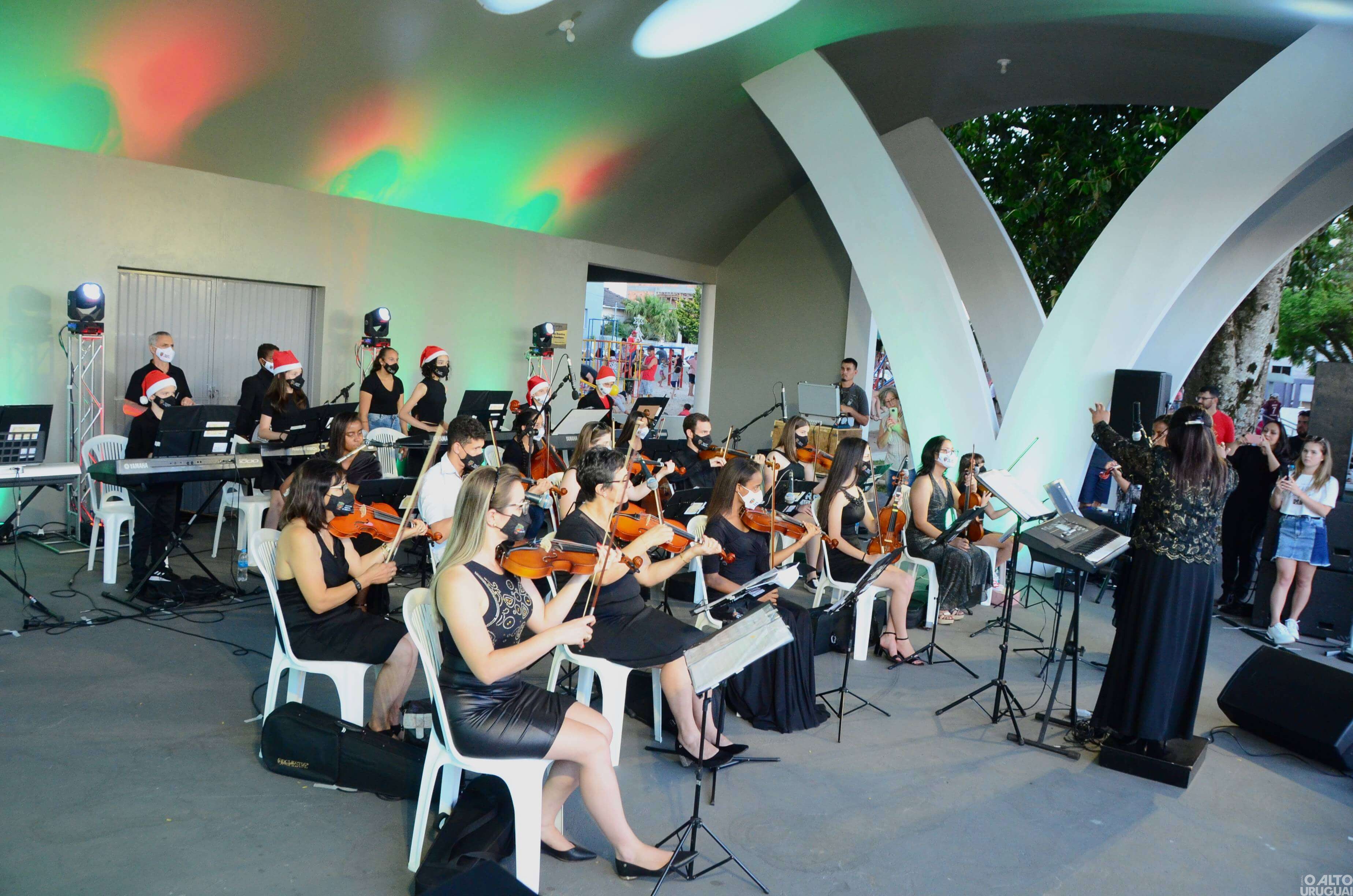 Chegada do Papai Noel marca o início da programação de Natal em Seberi