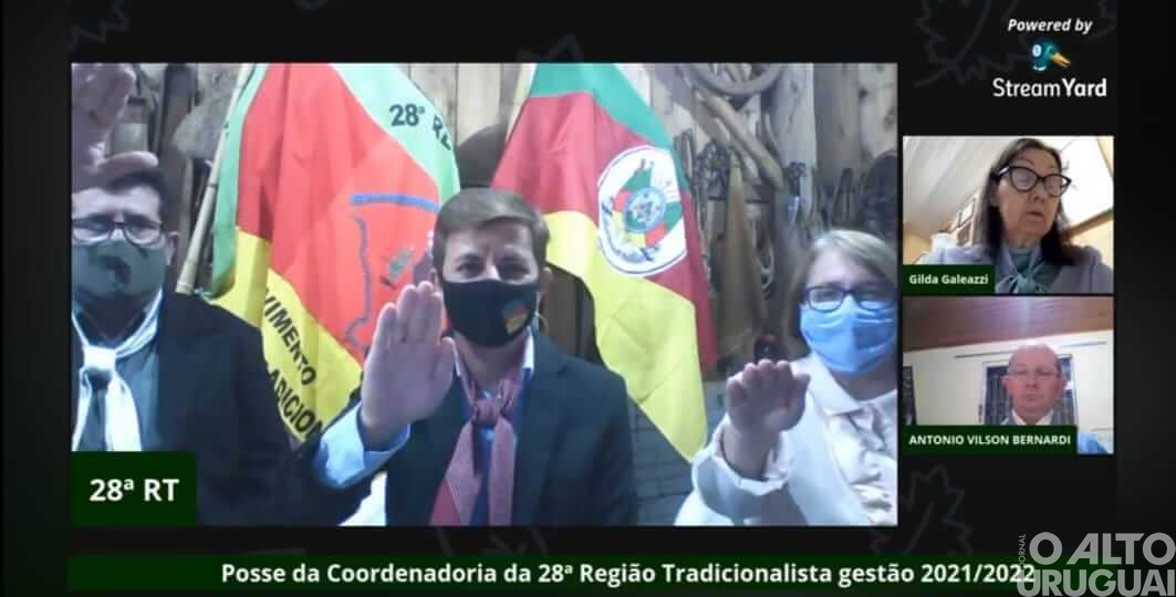 Integrantes da 28ª Região Tradicionalista tomam posse