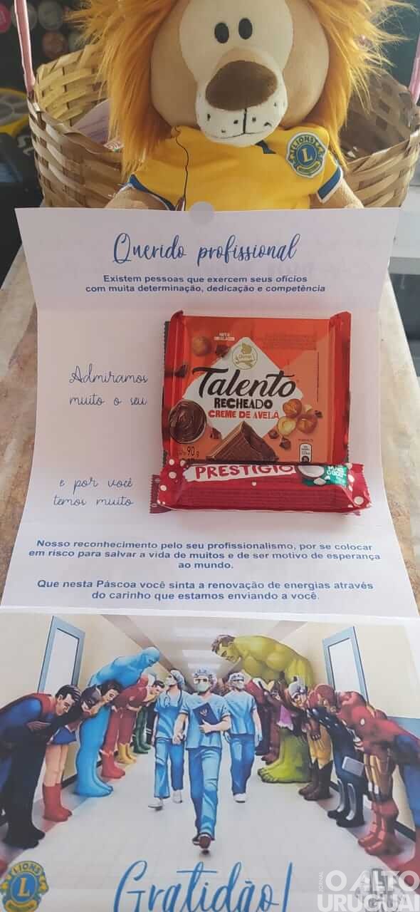 Lions e LEO Clube de FW homenageiam profissionais na linha de frente da Covid-19