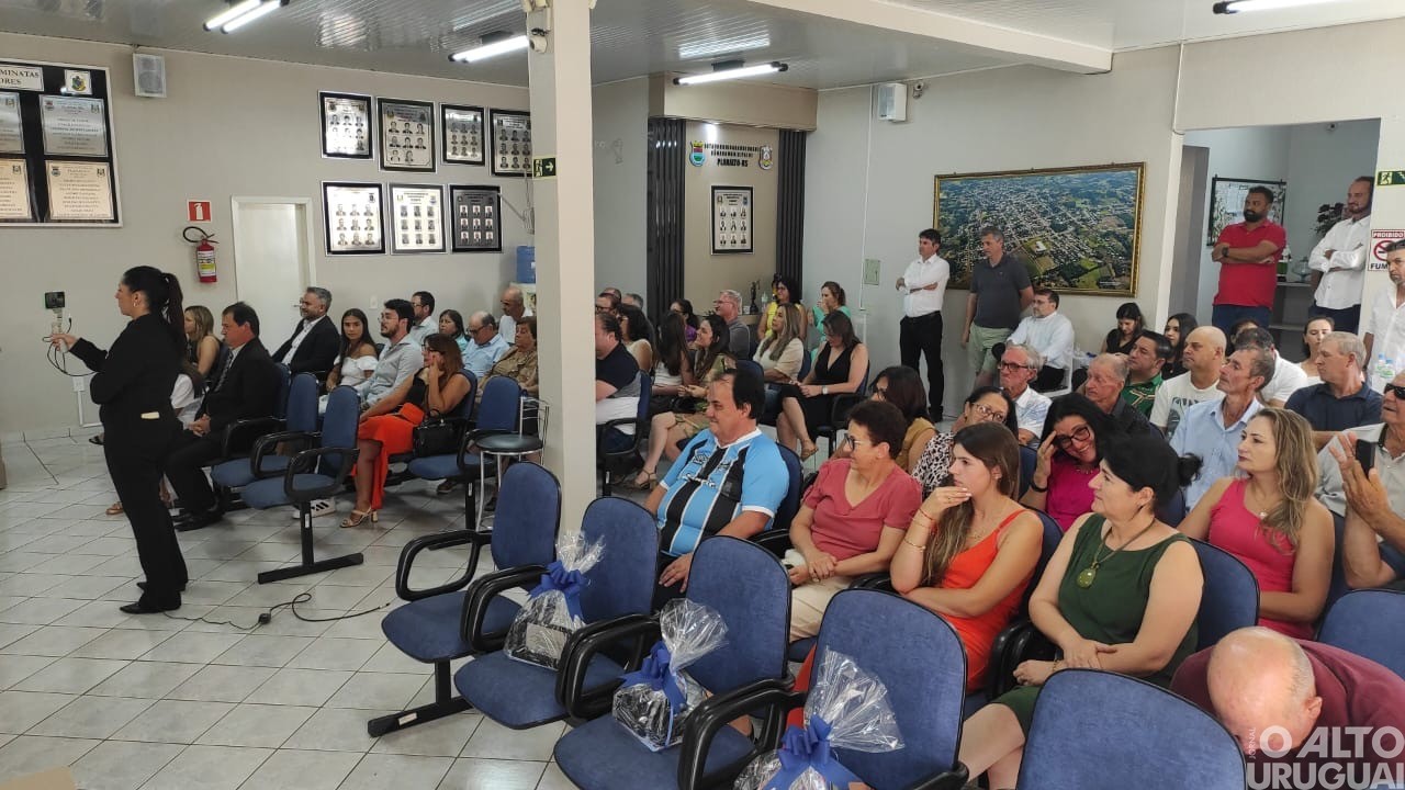 Realizada a posse do prefeito de Planalto Cristiano Gnoatto