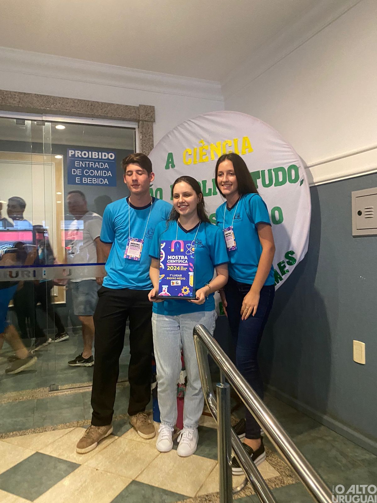 Escola Mathias Balduino Huppes de Cristal do Sul obtém classificação em mostra científica regional