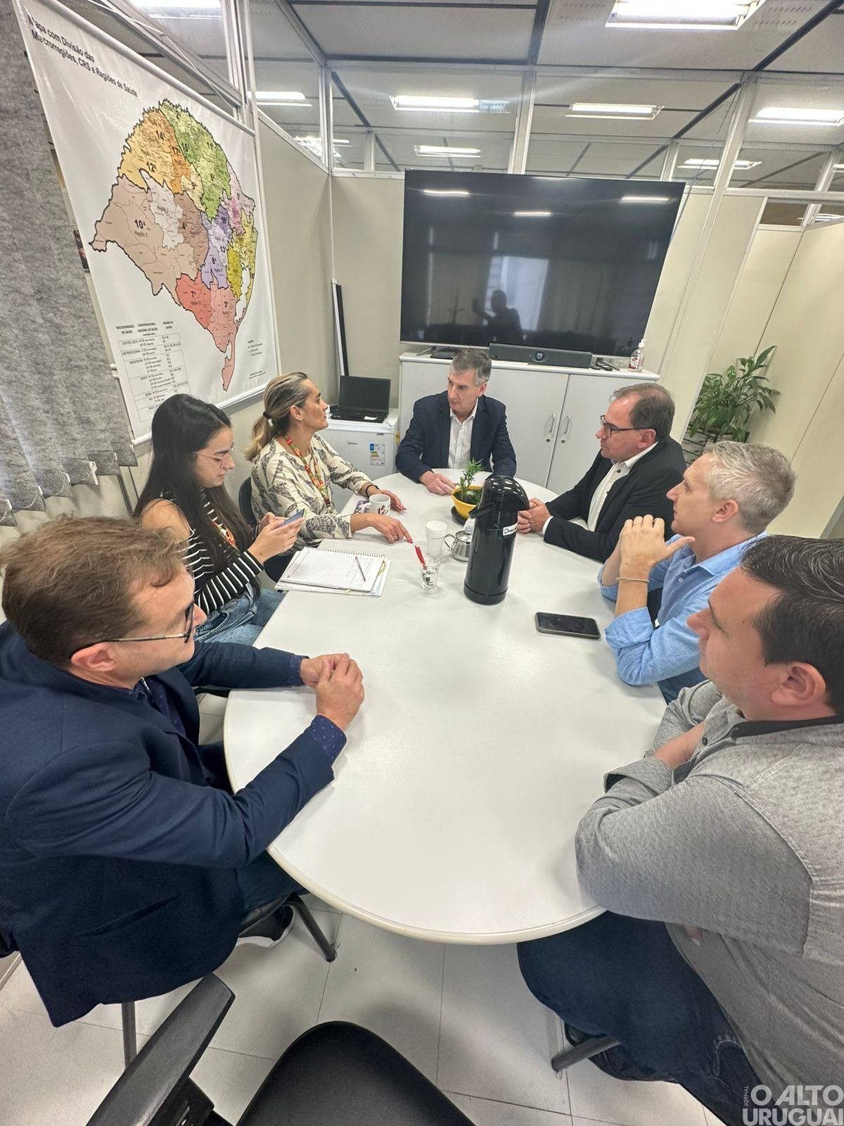 Prefeito e presidente do Legislativo de Cerro Grande cumprem agenda em Porto Alegre