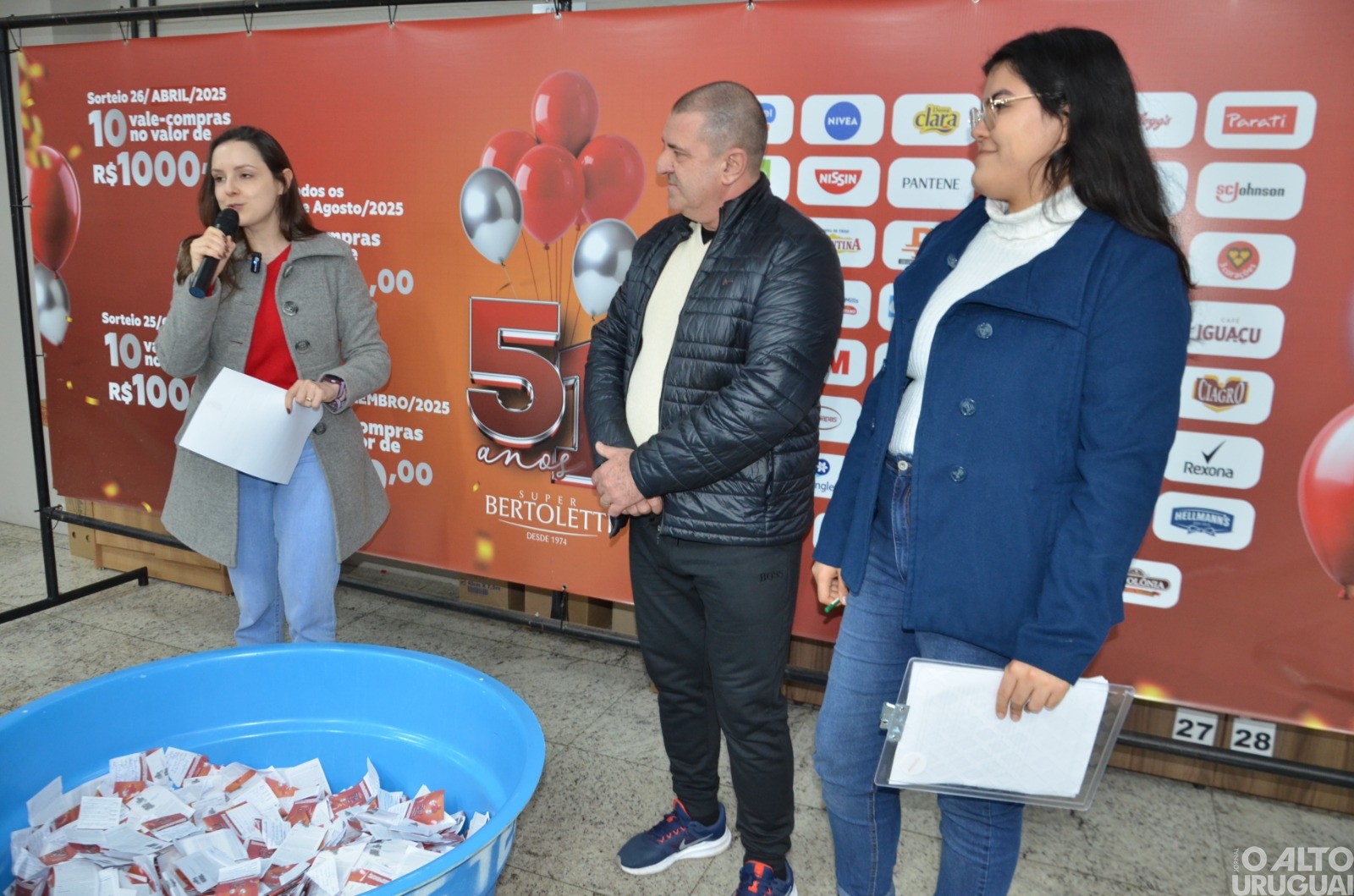 Supermercado Bertoletti realiza segundo sorteio de agosto