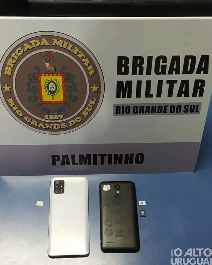 Casal é preso por furto a estabelecimento em Palmitinho