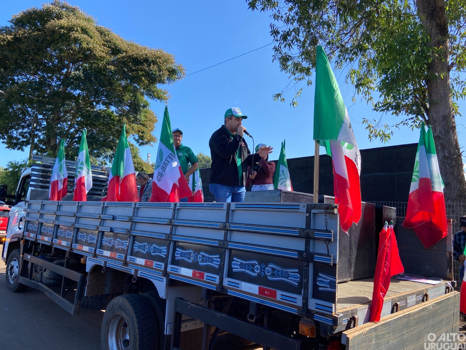 Trabalhadores rurais realizam manifestação em FW