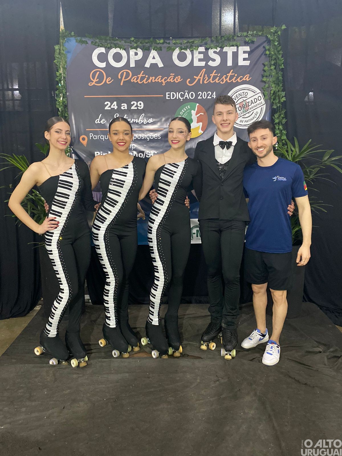 Magia da Patinação é destaque na Copa Oeste de Pinhalzinho