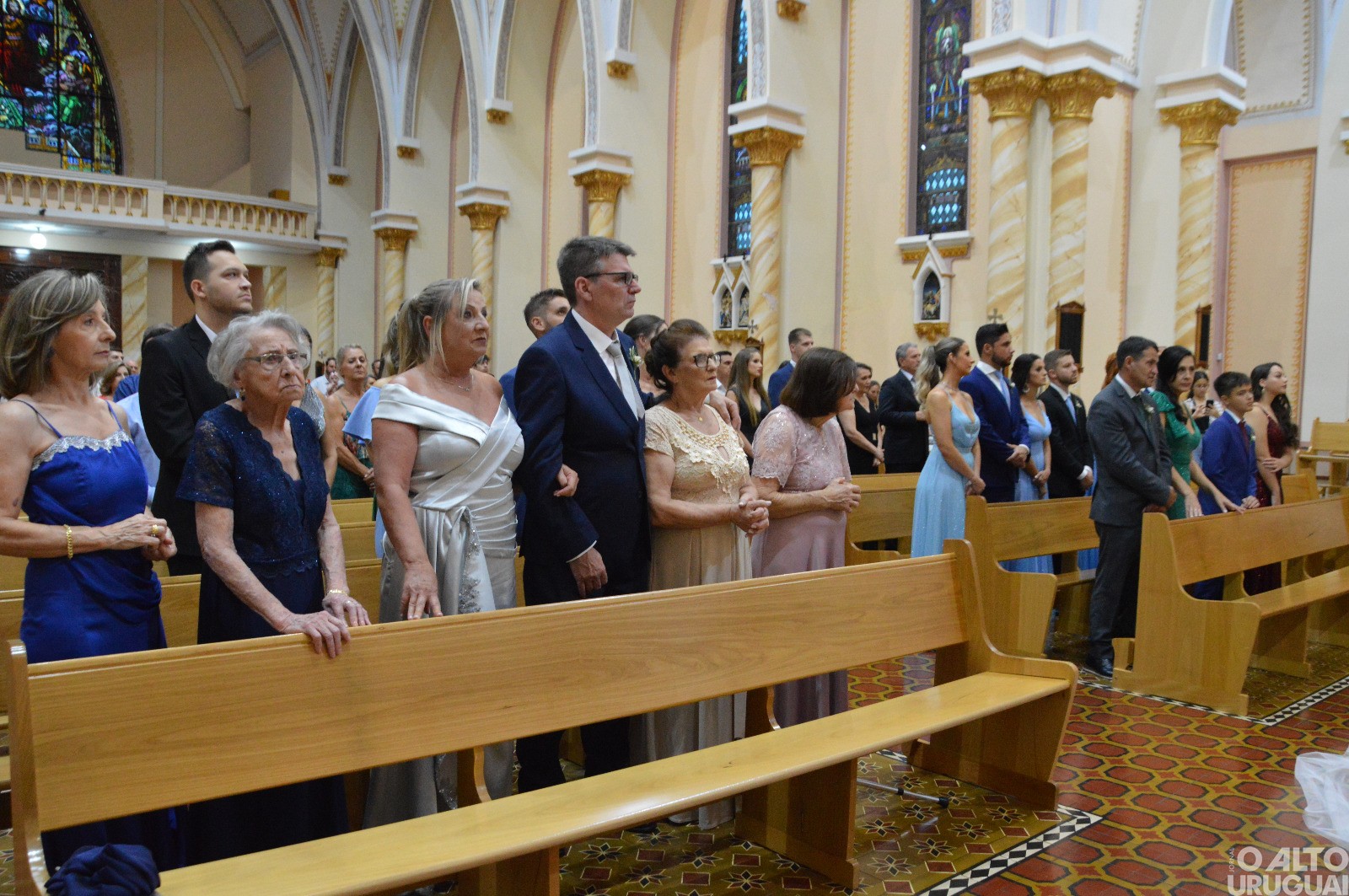 Adriano Cerato e Fernanda de Marco casam-se na Catedral Santo Antônio