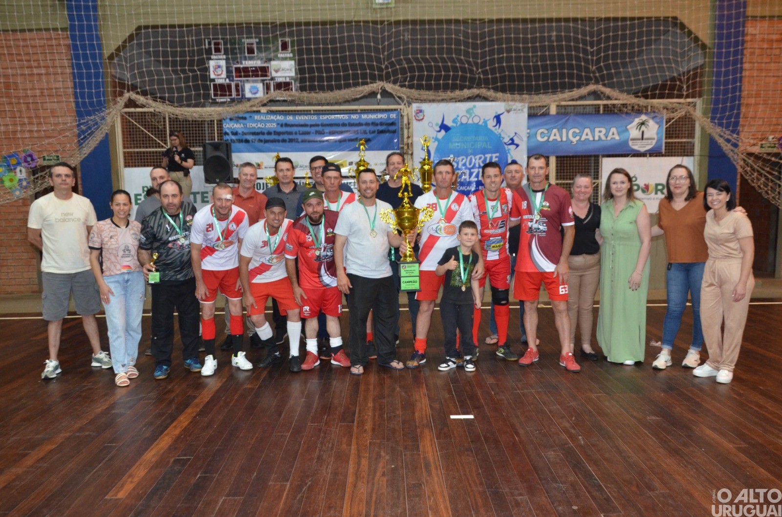 Cinco equipes conquistam o título no Municipal de Caiçara