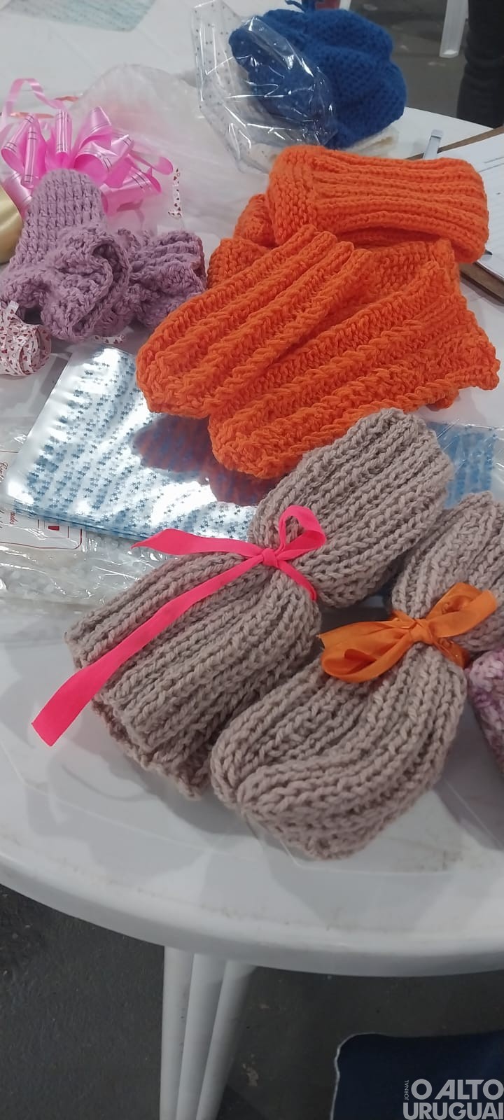 Realizada primeira entre do Projeto “Tricô e Crochê Solidário” de Cristal do Sul