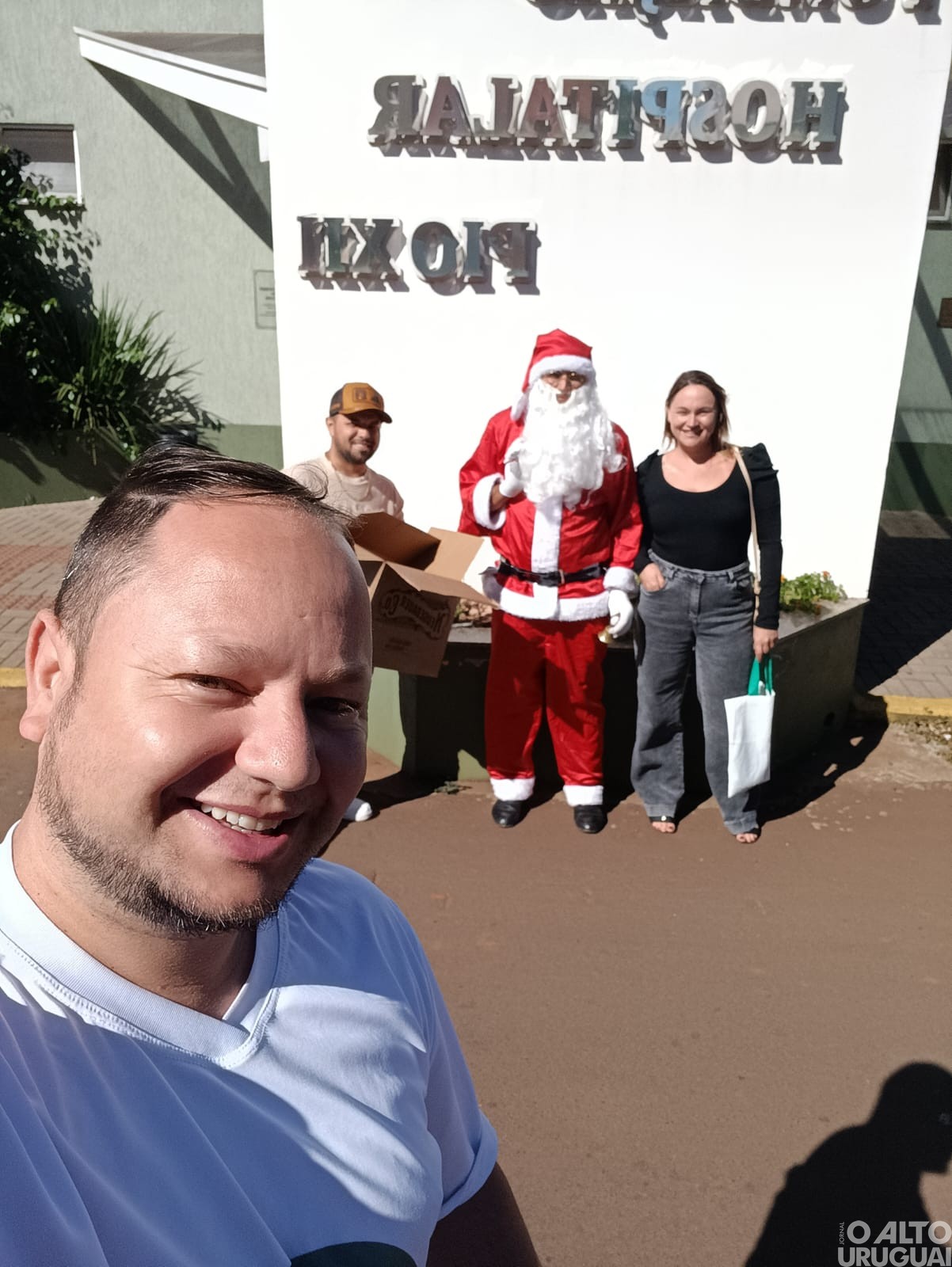 AUNP-RS leva ação de Natal a Seberi