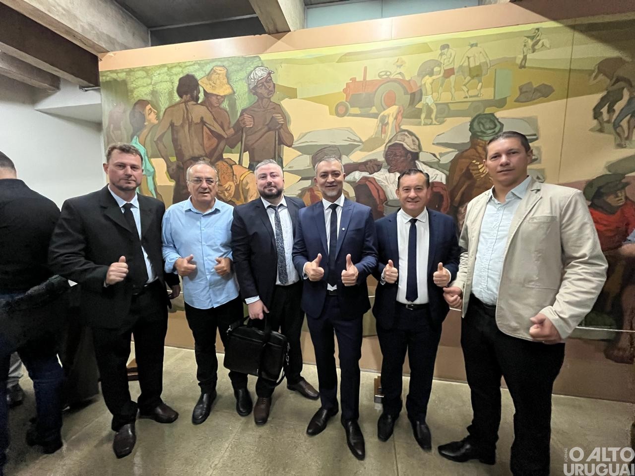 Comitiva de Novo Tiradentes busca recursos em Brasília