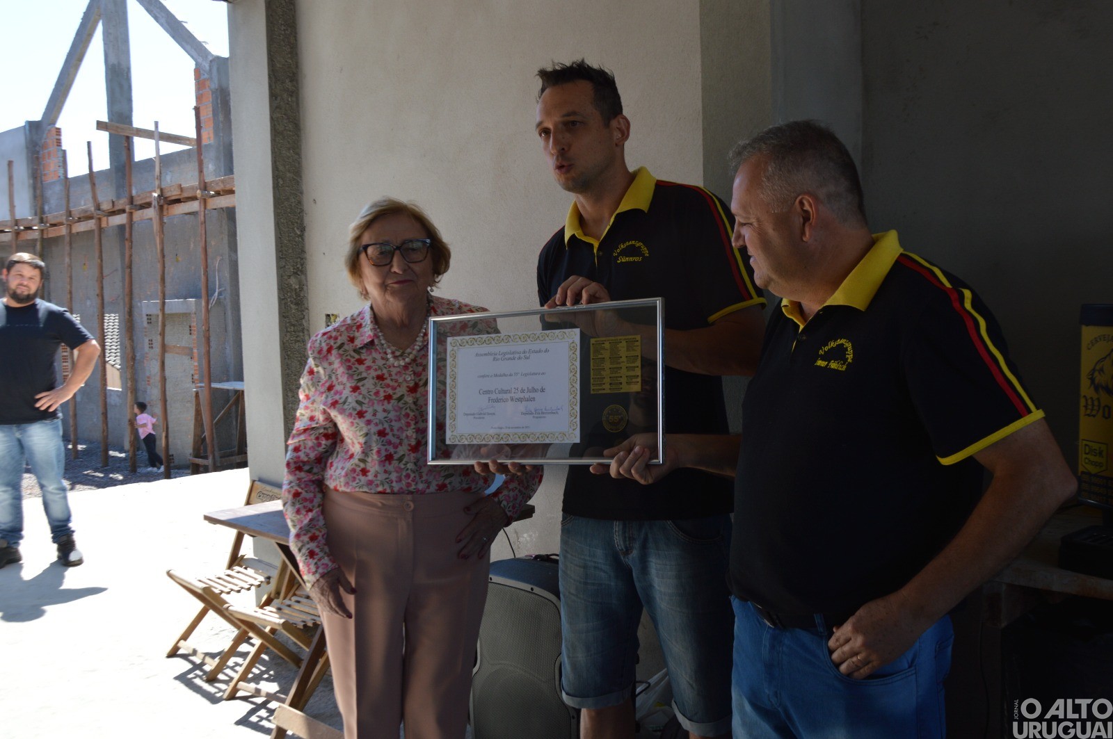 Centro Cultural 25 de Julho recebe convidados em sua futura sede