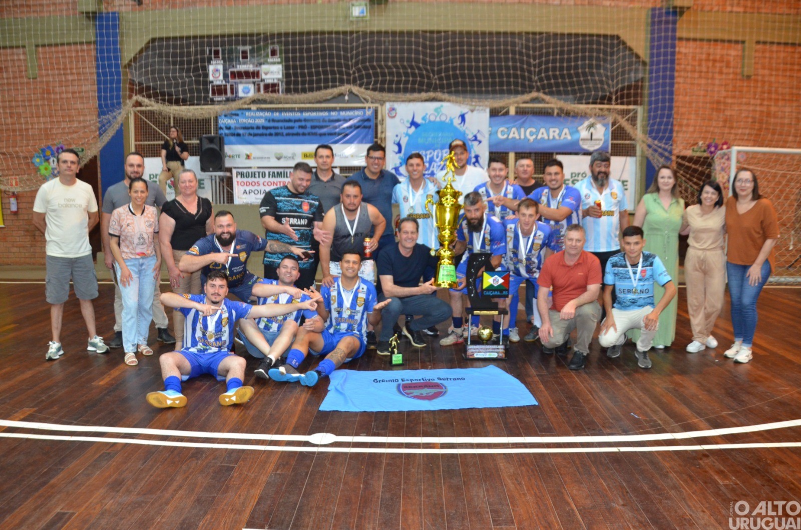 Cinco equipes conquistam o título no Municipal de Caiçara