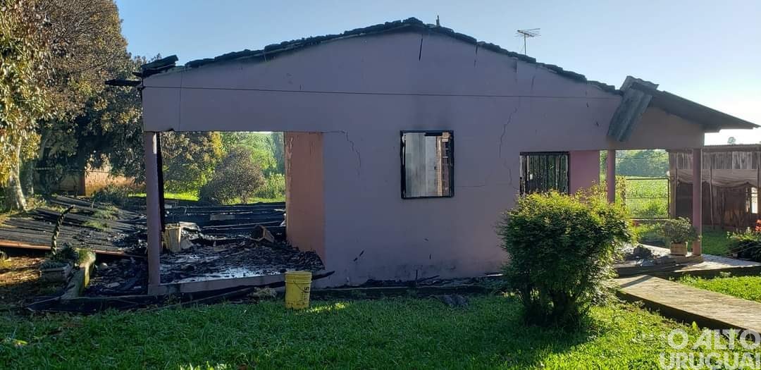 Incêndio no interior de Seberi deixa uma vítima