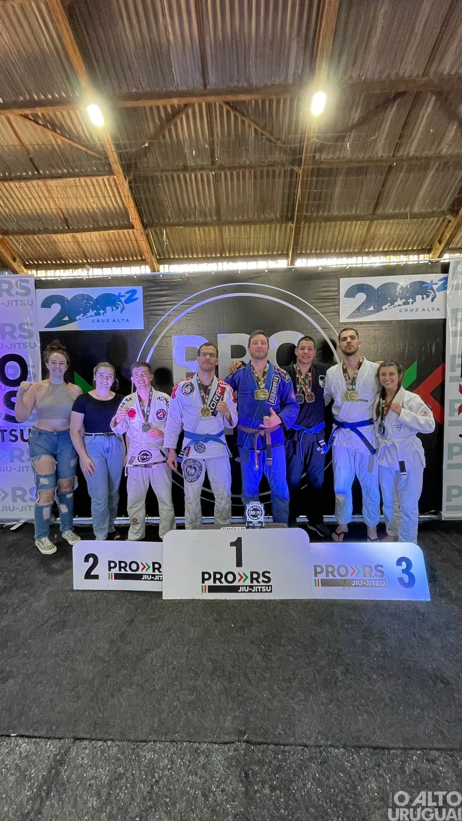 Clube do Jiu-jitsu FW fica vice-campeão no PRO RS
