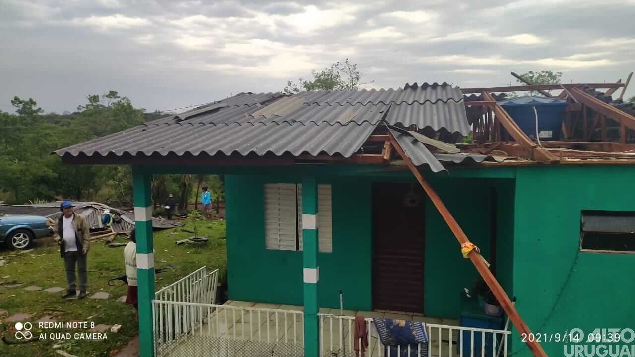 Planalto: temporal danifica casas da comunidade Guarani