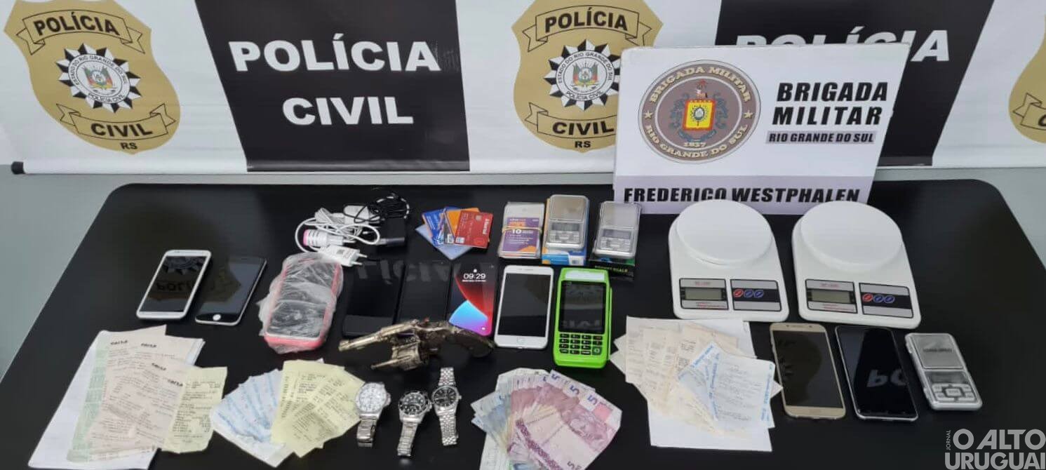 Polícia Civil e Brigada Militar prendem duas pessoas nesta sexta-feira em FW