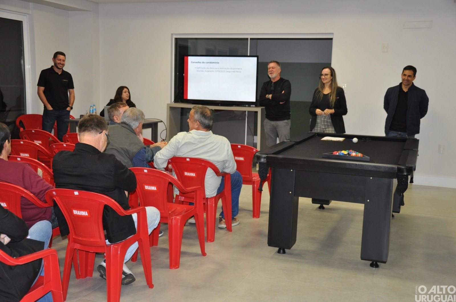 Marcos Lima celebra a entrega do Figueiras Park