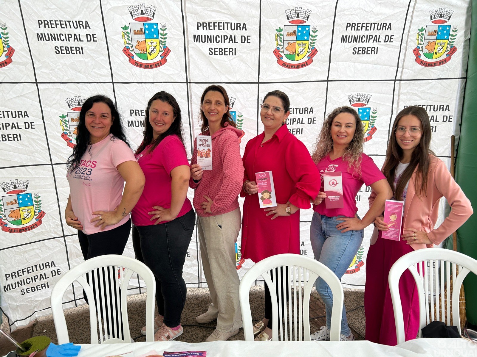 Equipe da Saúde de Seberi participa do Super Sábado da Aciseb