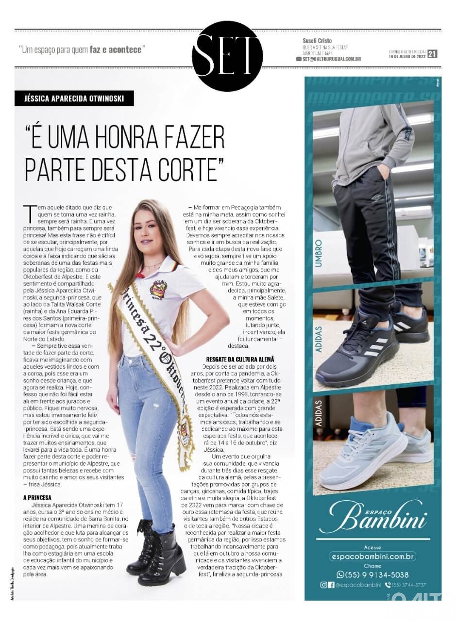 “É uma honra fazer parte desta corte”