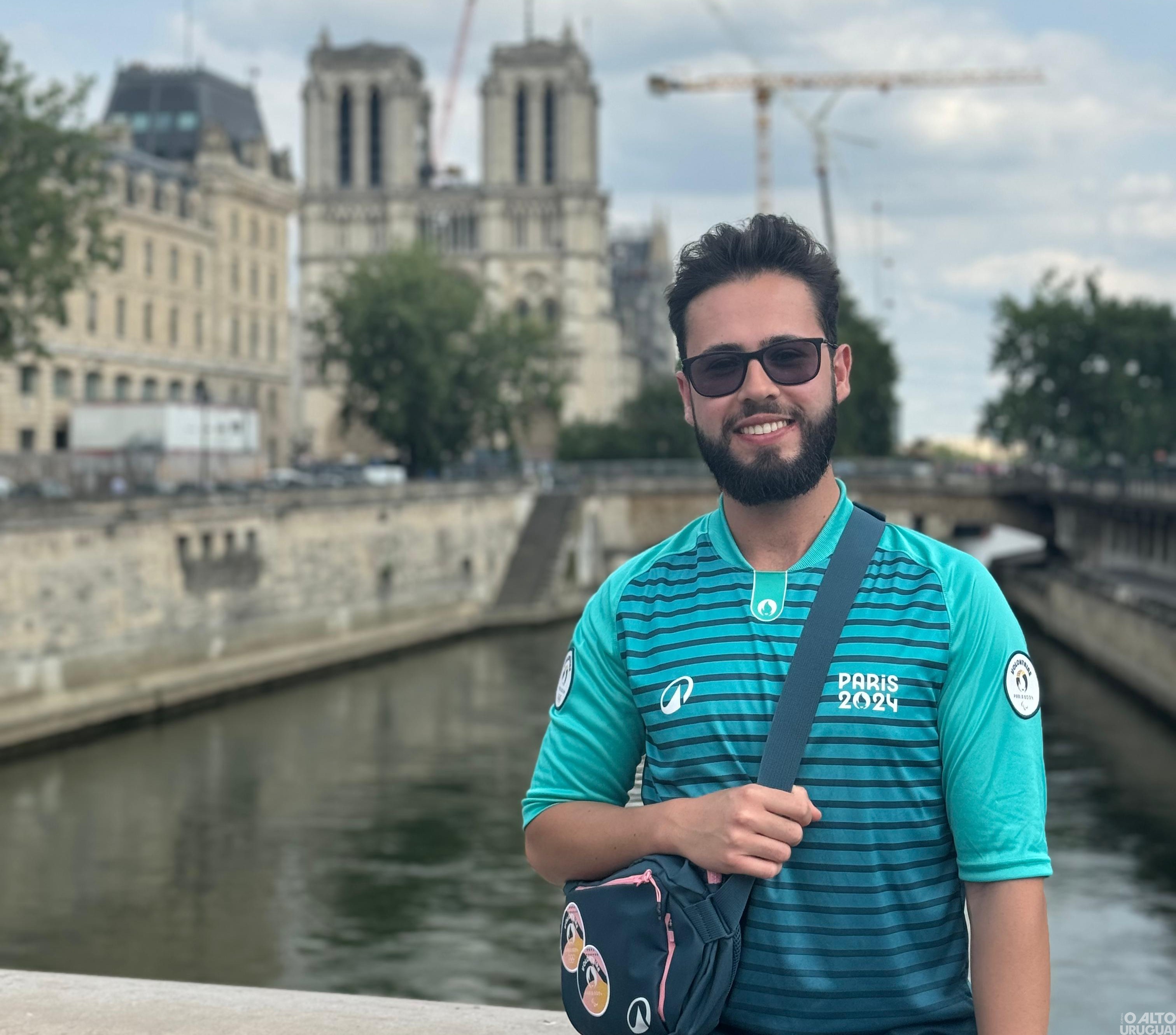 Palmeirense é voluntário das Olimpíadas de Paris 2024