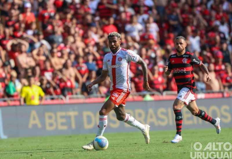 Inter é derrotado pelo Flamengo e não tem mais chances de título