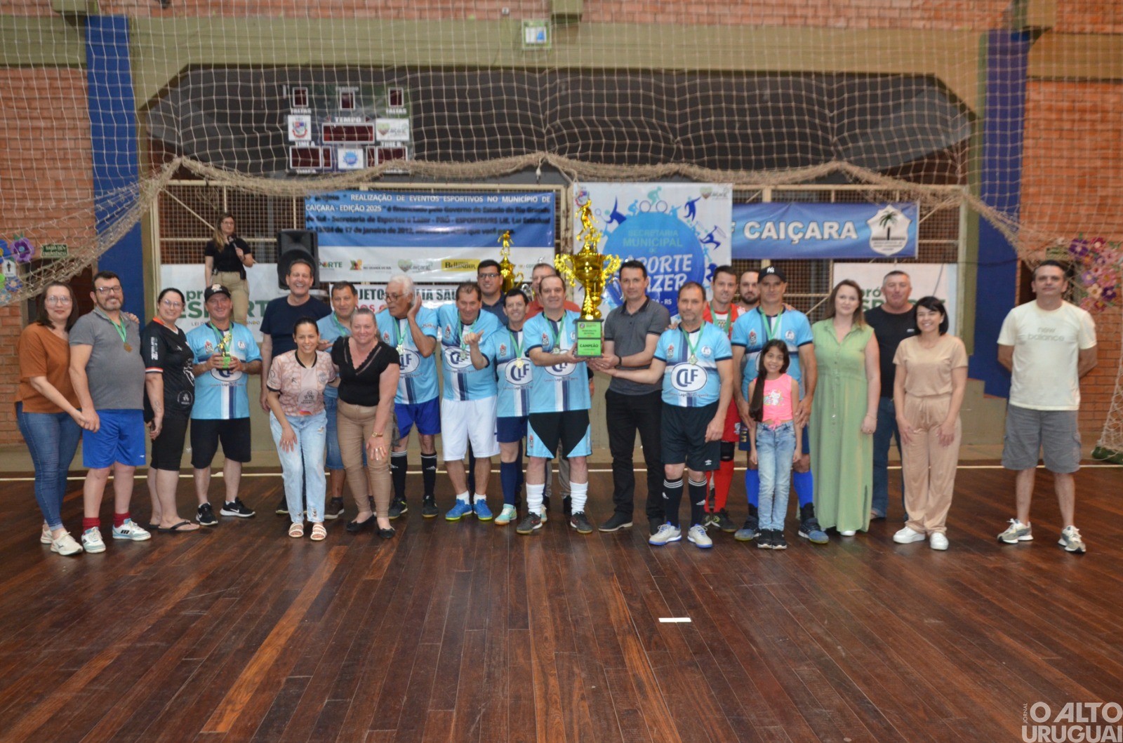 Cinco equipes conquistam o título no Municipal de Caiçara