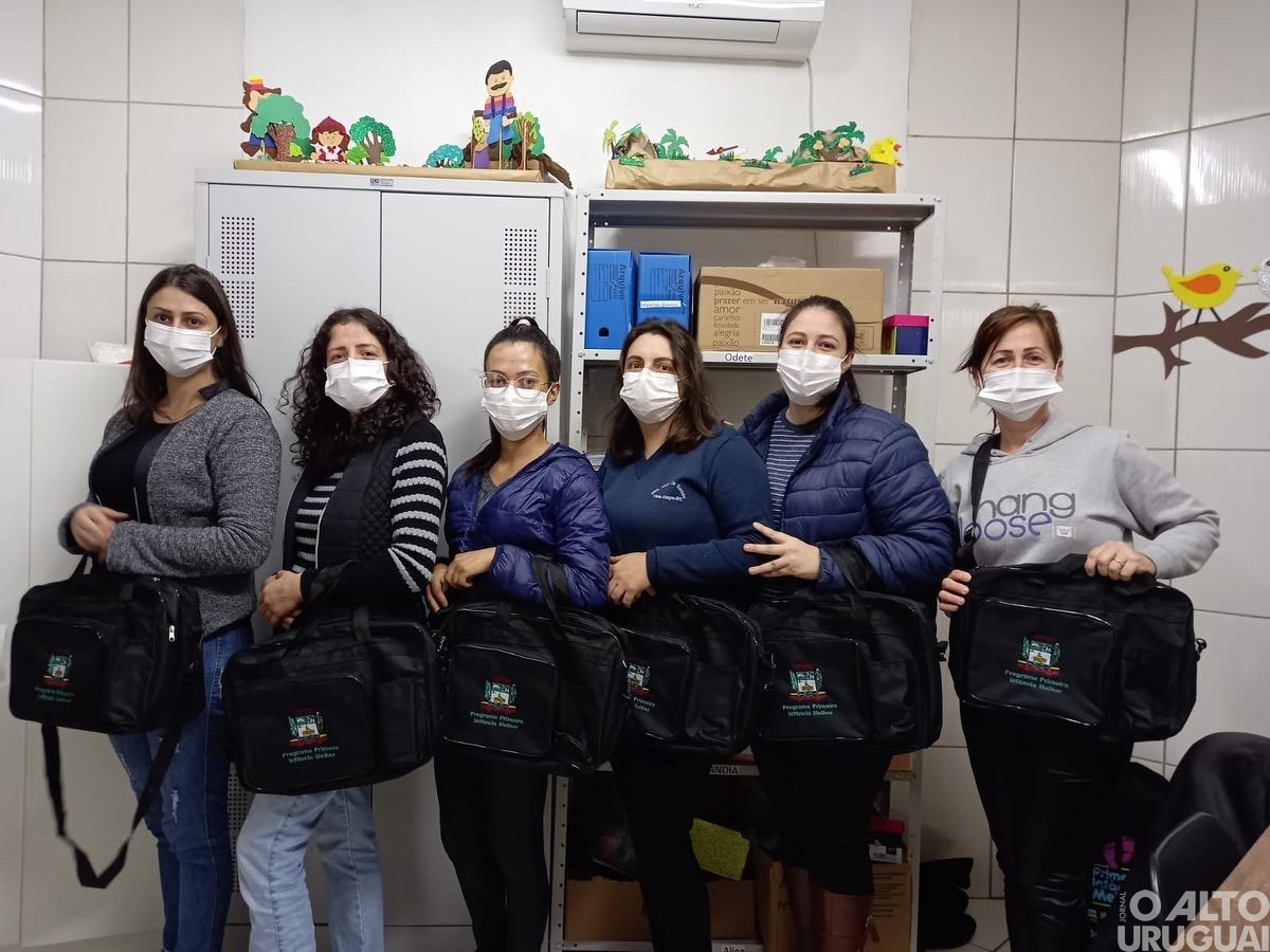 Visitadores do PIM de Vista Alegre recebem kits