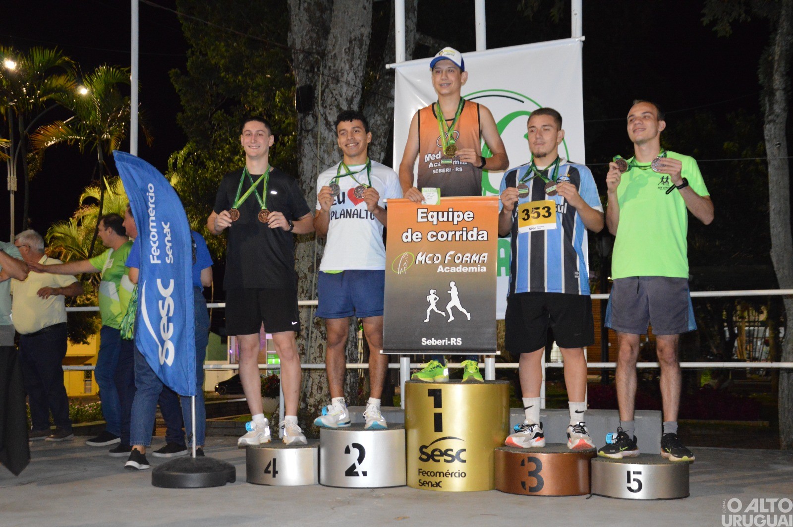 Rústica de aniversário de Planalto reúne 170 atletas