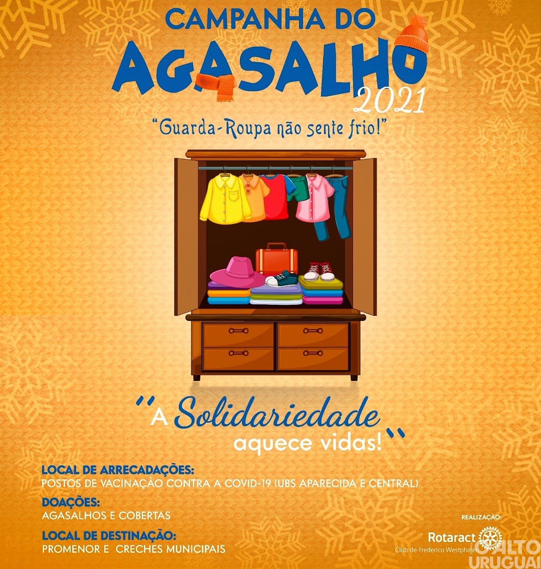 Rotaract Club de FW lança campanha do agasalho